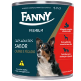Ração Úmida Fanny Para Cães Adultos Sabor Carne & Fígado 280gr